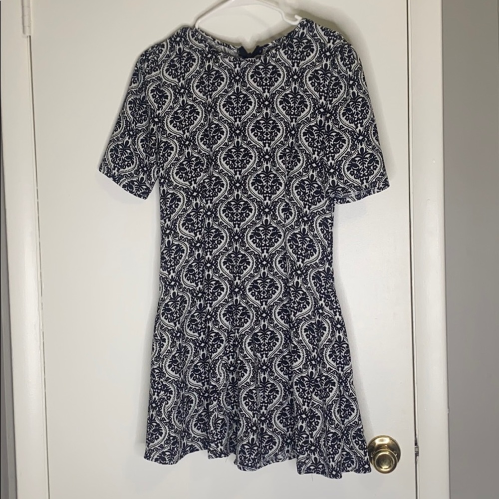 Black and white Fashion Union mini dress
